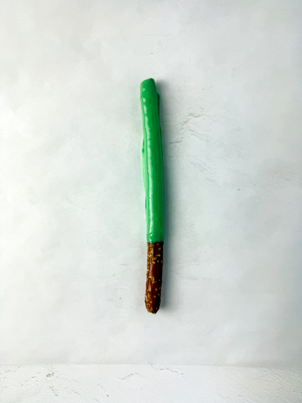 allow the green candy to harden