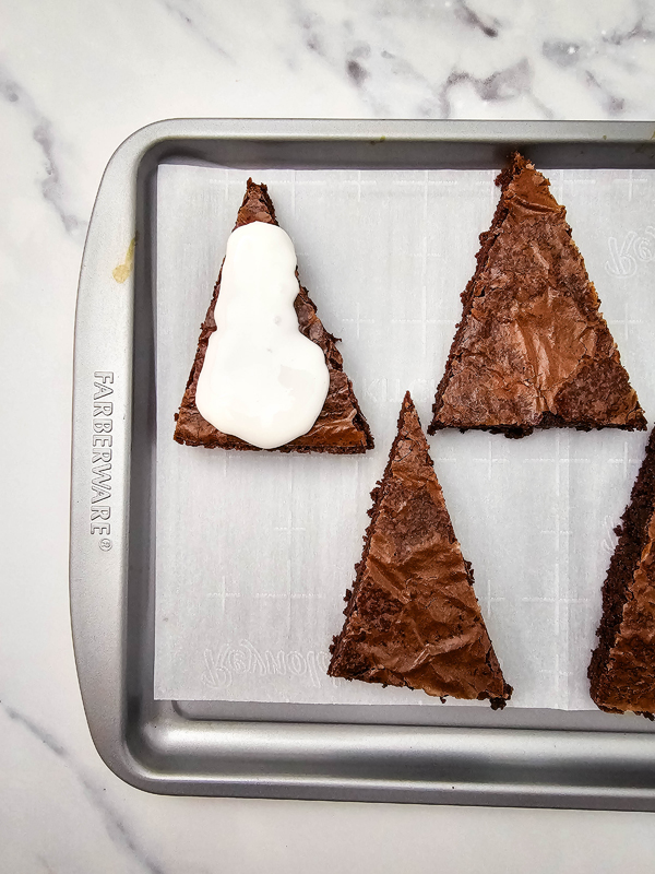 ice the brownies