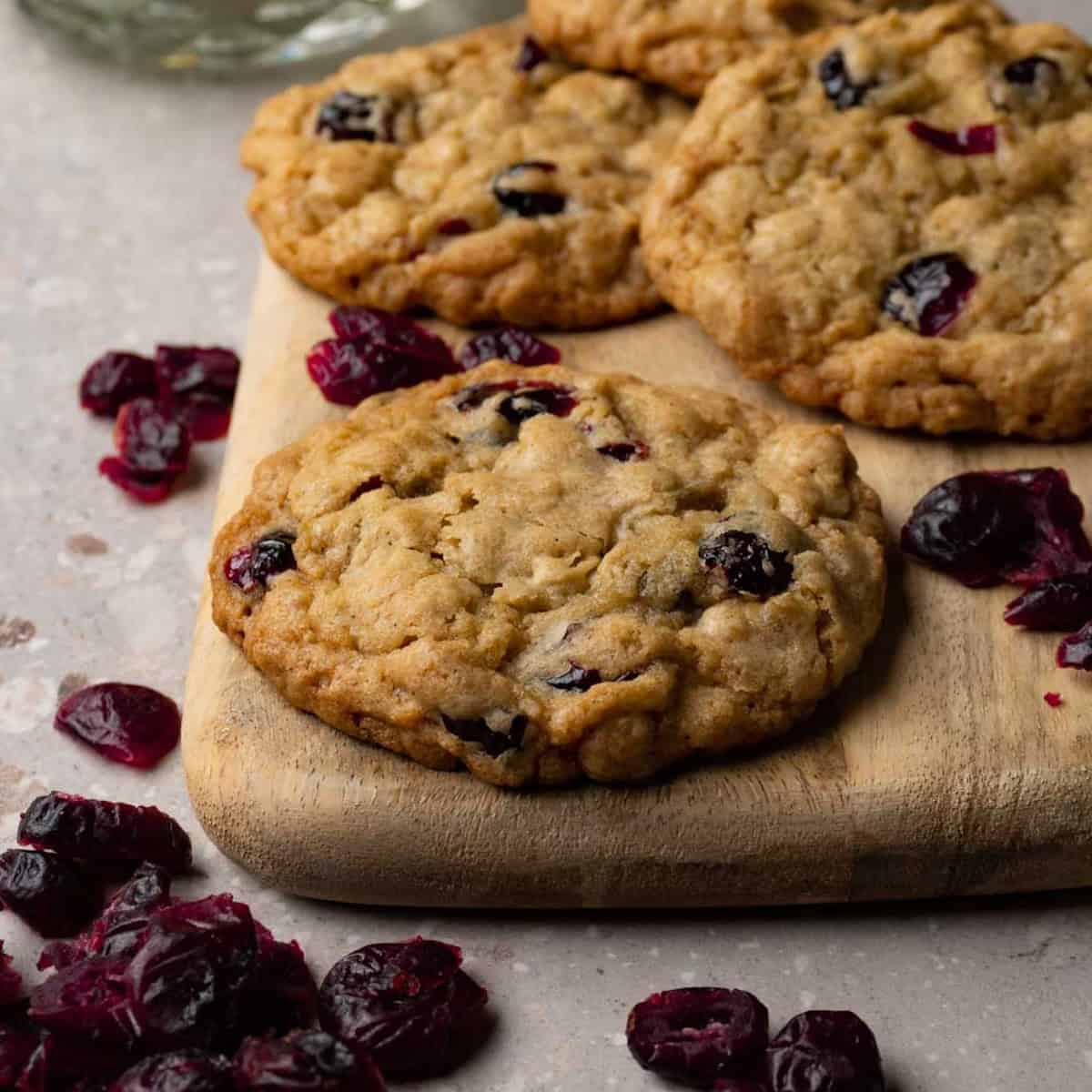 Cranberry oatmeal cookies thumbnail
