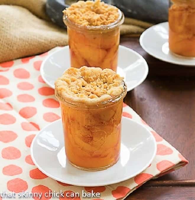 Peach Crisps in Jars 3 2 Copy