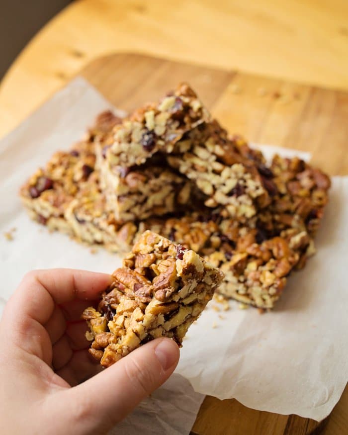 Pecan Cranberry Nut Bars 0004