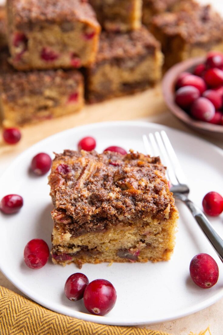 almond flour cranberry orange coffee cake