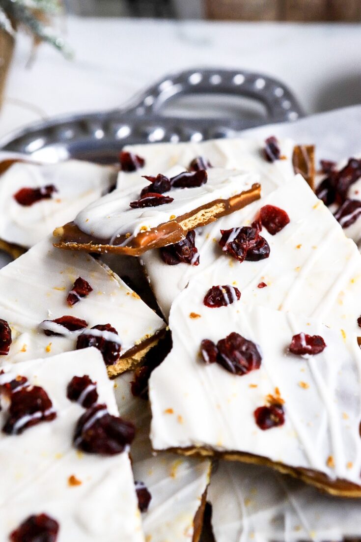 cranberry bliss cracker toffee recipe
