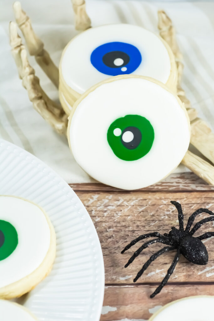 stack of finished eyeball cookies