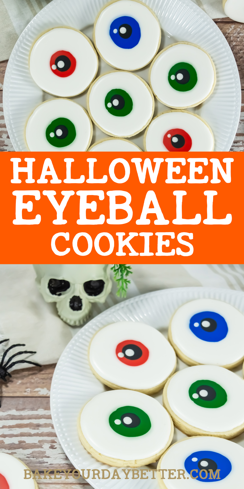 halloween eyeball cookies