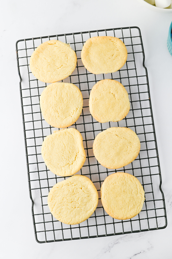 bake cookies and allow to cool