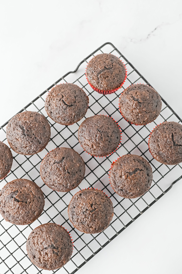 allow the cupcakes to cool while you prepare the christmas trees