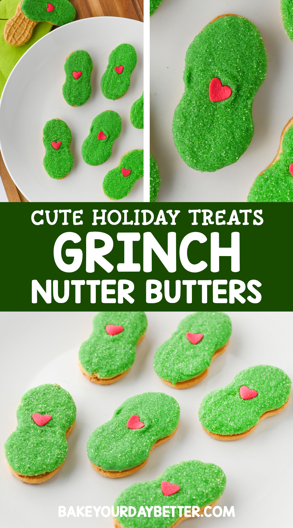 cute holiday treats grinch nutter butters