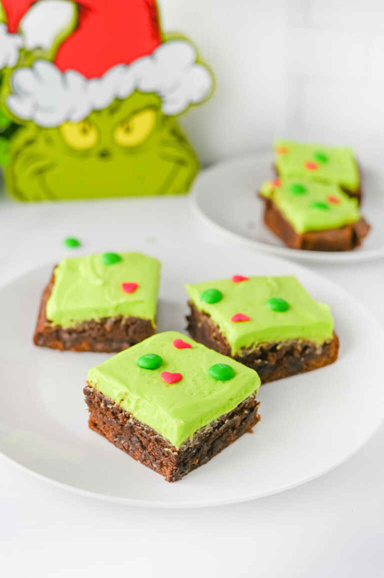 easy grinch brownies holiday dessert