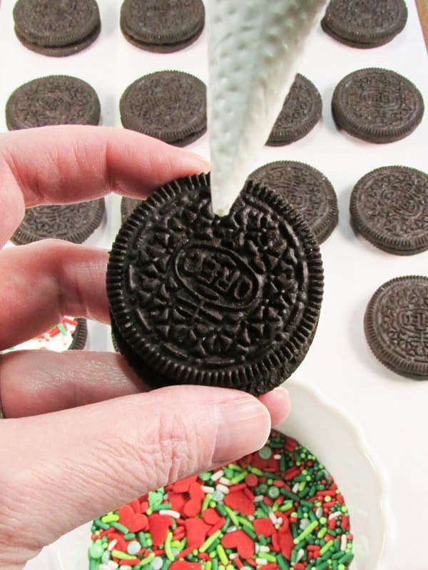 work with one oreo cookie at a time