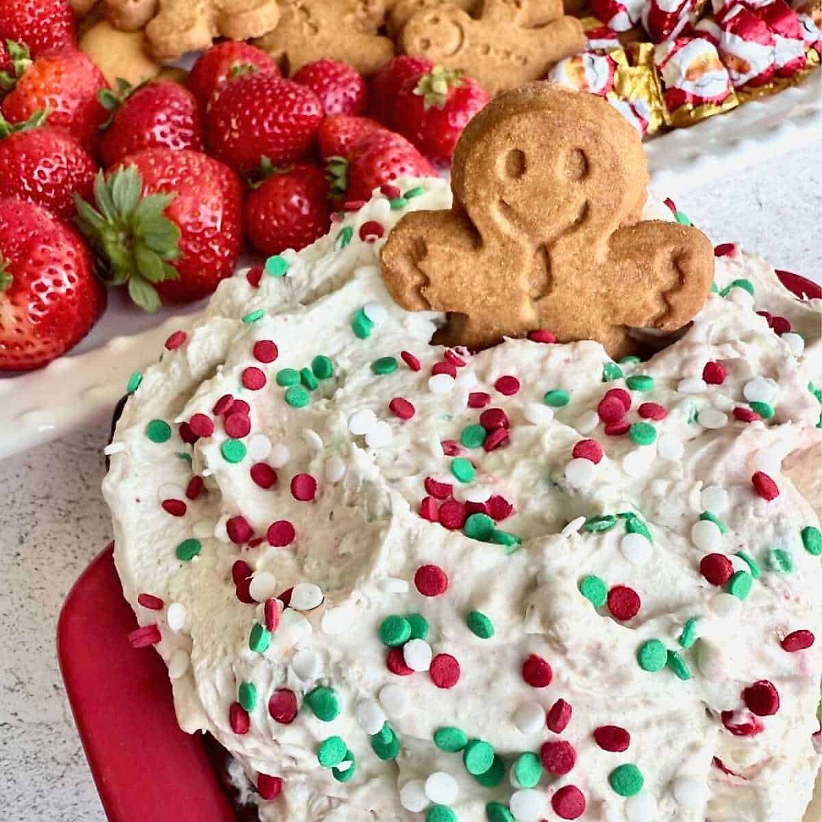 Little Debbie Christmas Cake Dip Featured