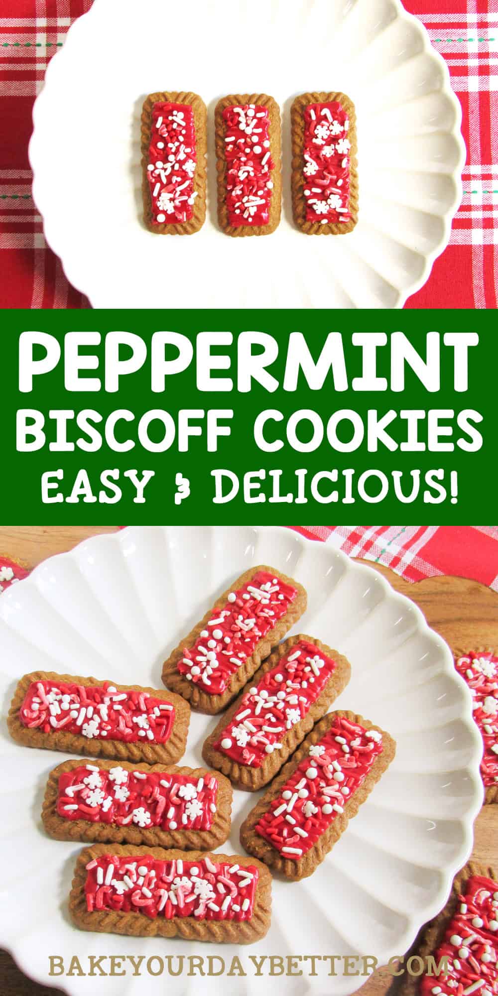 peppermint biscoff cookies easy and delicious