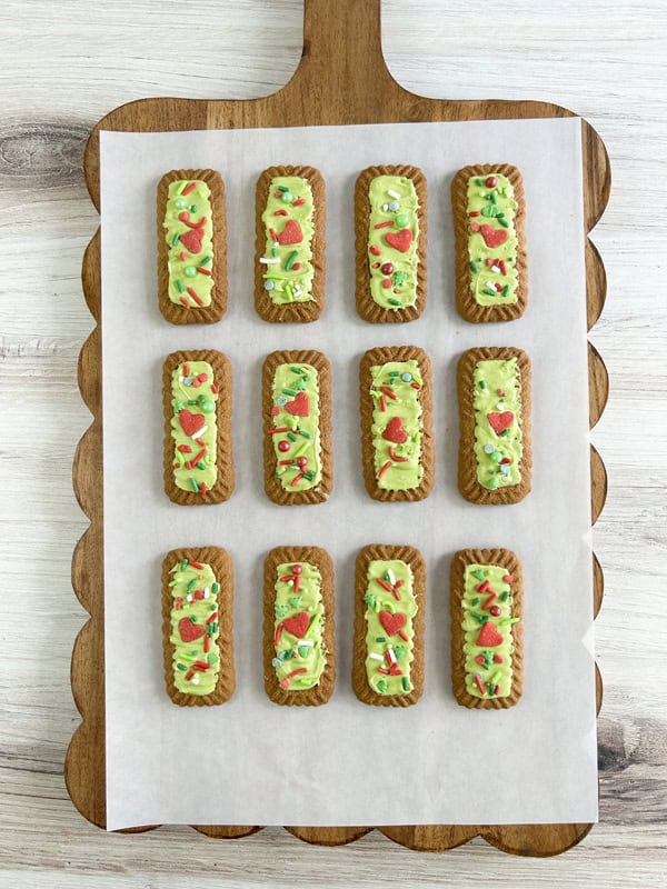 allow candy to harden before serving or storing