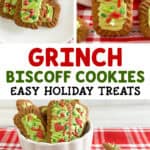 grinch biscoff cookies easy holiday treats