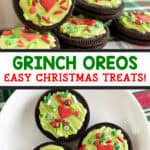 grinch oreos easy christmas treats