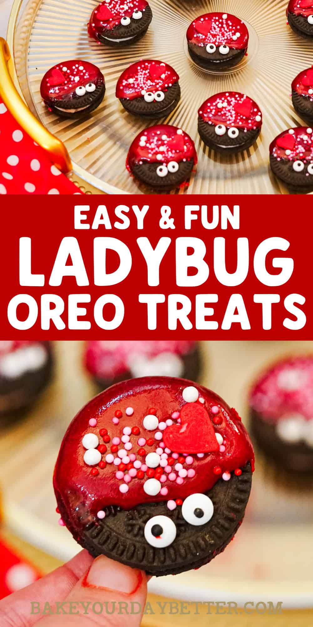 easy and fun ladybug oreo treats