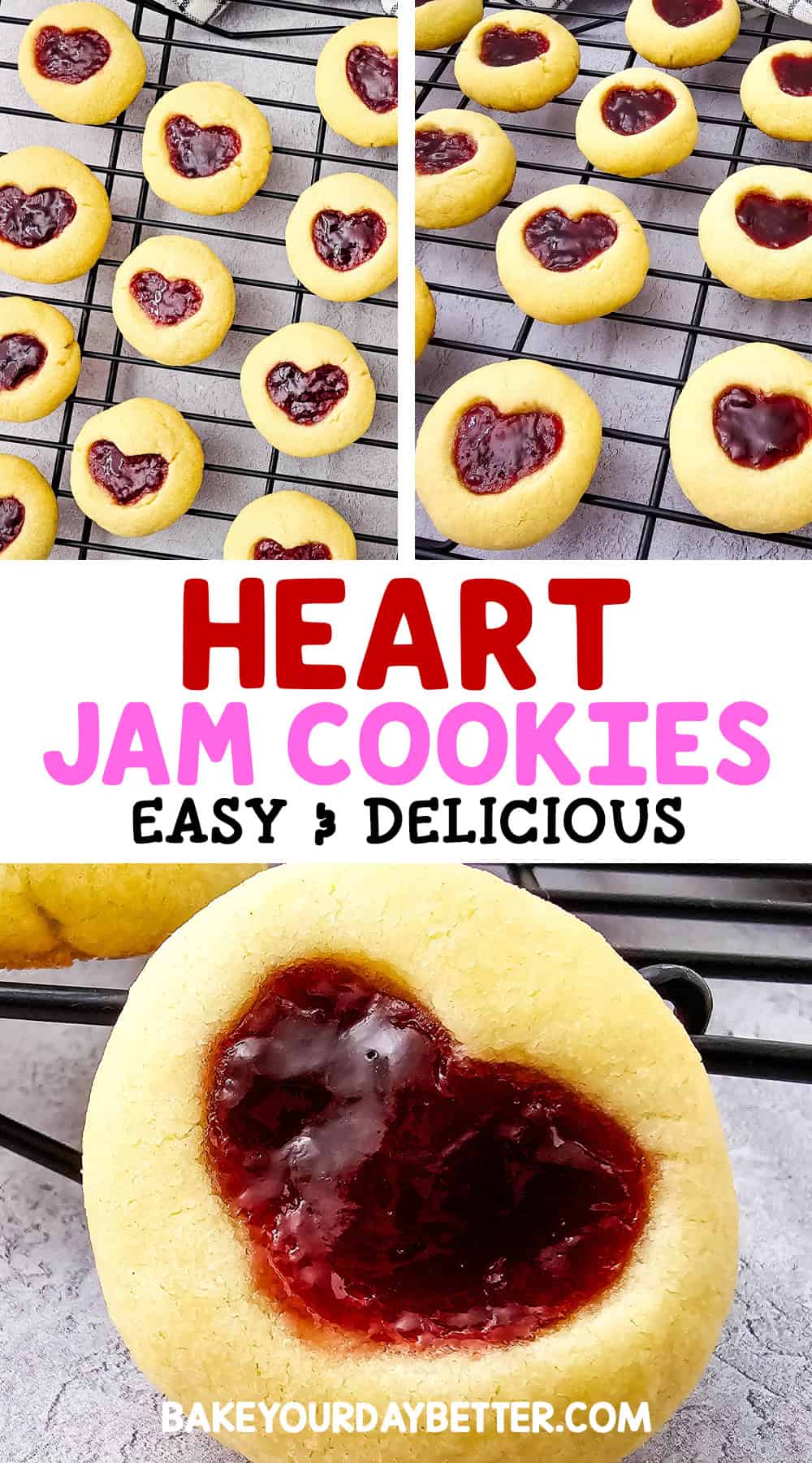 heart jam cookies easy and delicious