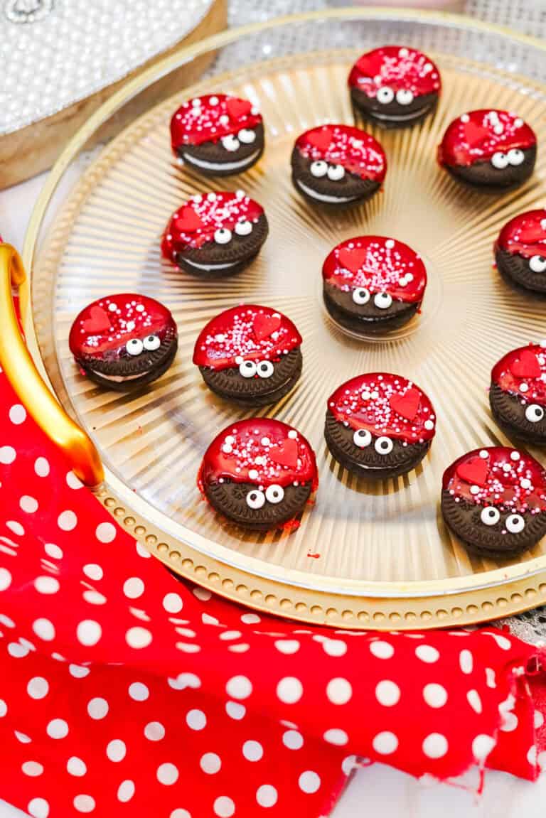 how to make ladybug oreos for valentines day