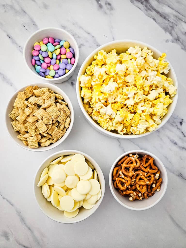 ingredients for bunny bait treat mix